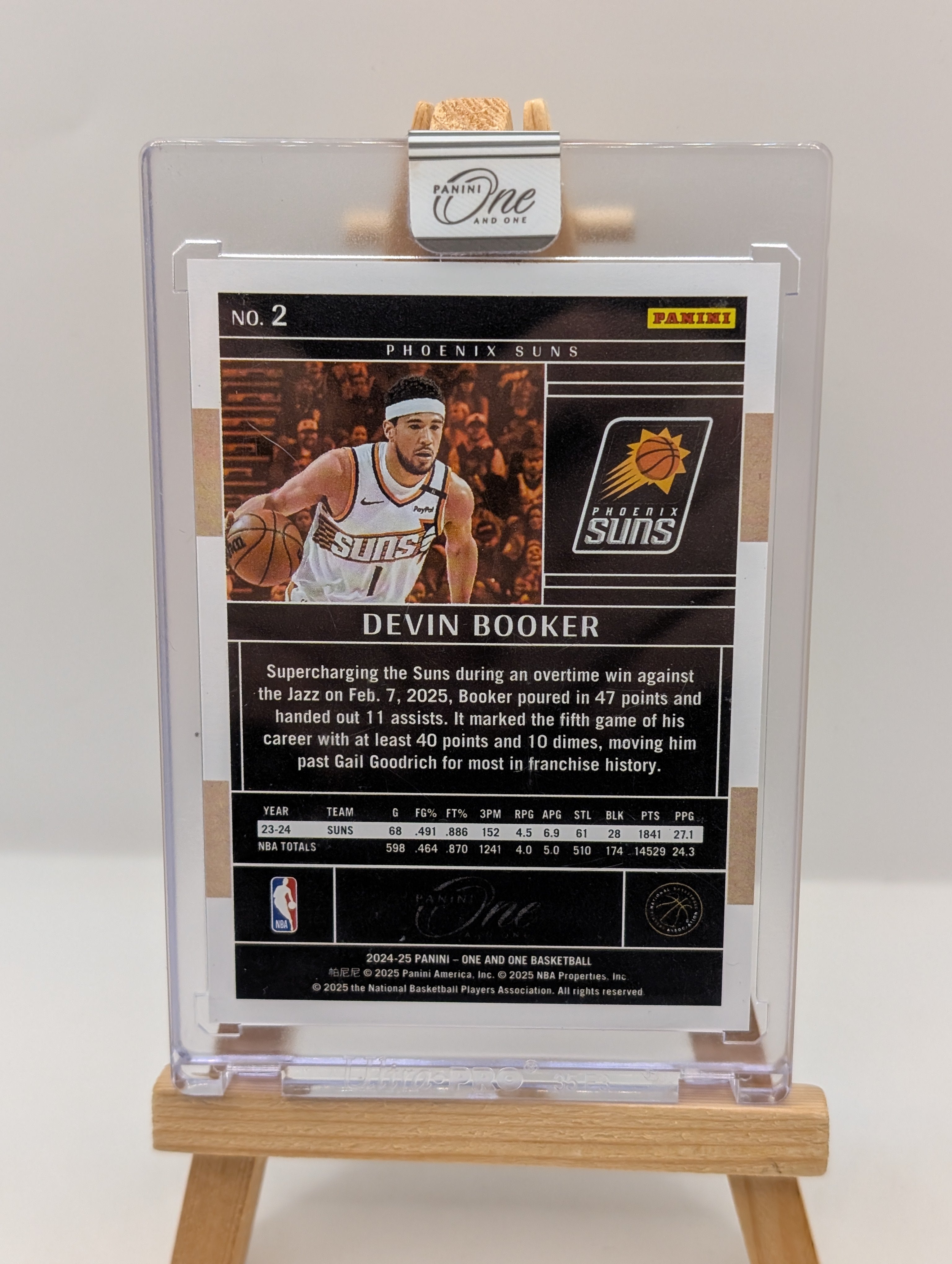 DEVIN BOOKER 2024-25 PANINI ONE AND ONE BASKETBALL RED SUNS /15 Q4003 FRENLY BRICKS - Open 7 Days